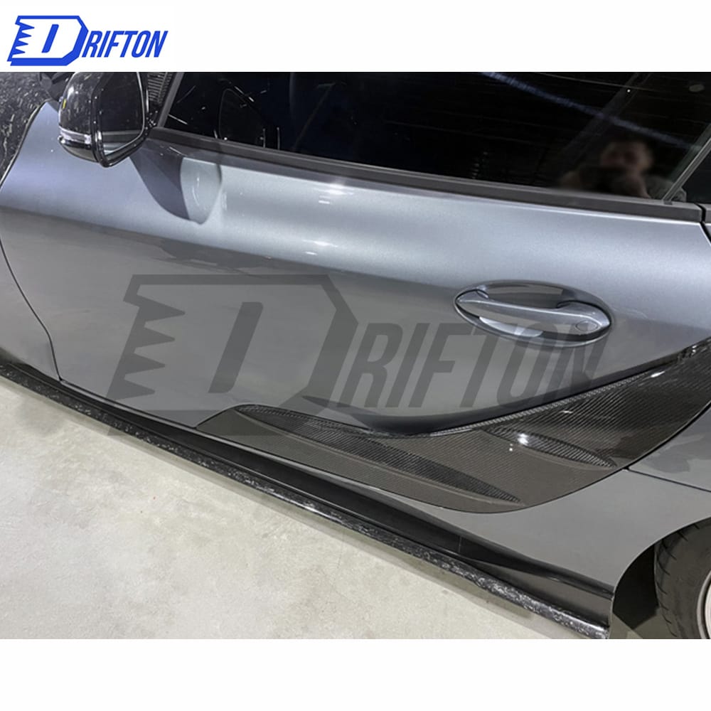 Artisan Style Carbon Fiber Side Skirt Underboard For Toyota Supra MK5 A90 A91 GR 2019-2024