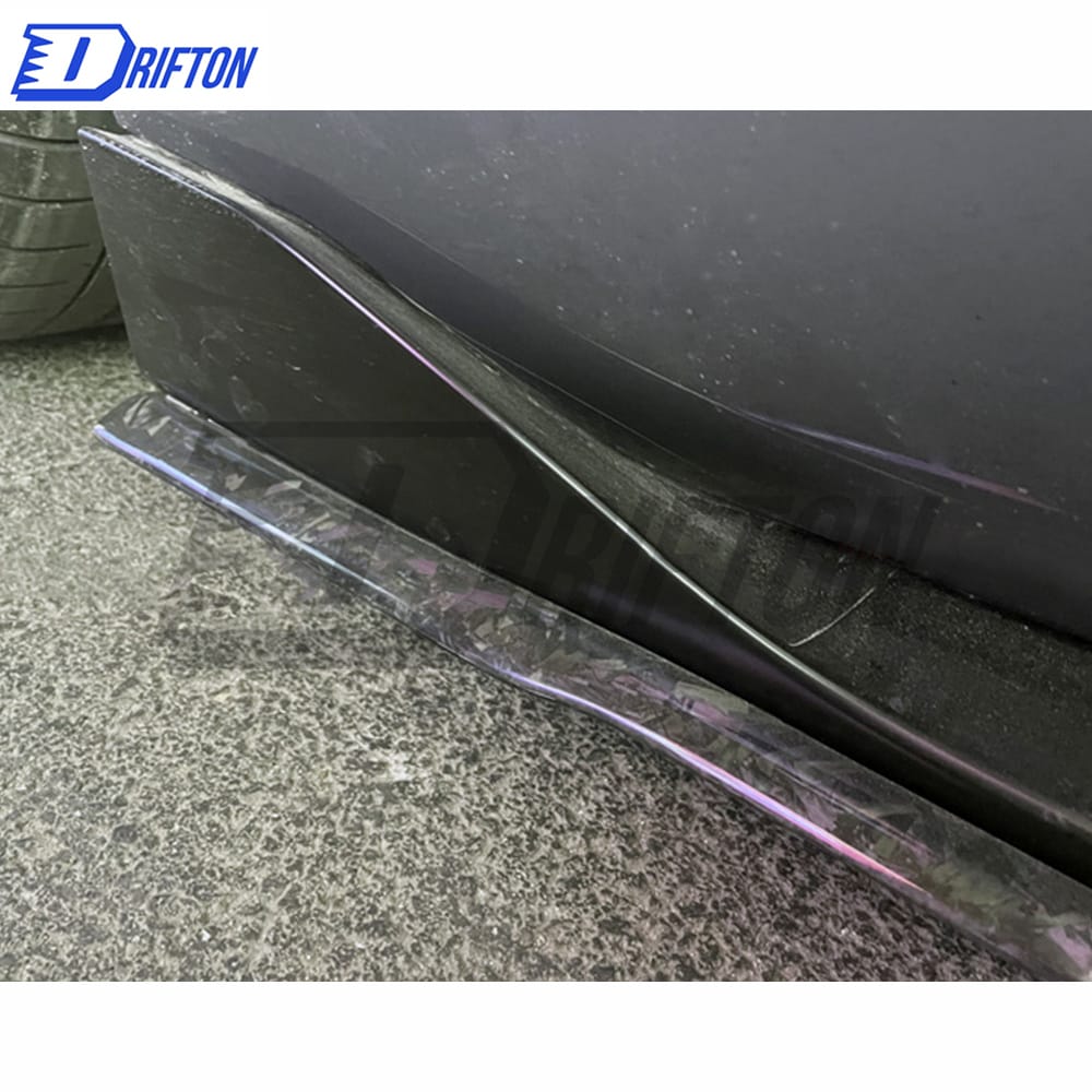 Artisan Style Carbon Fiber Side Skirt Underboard For Toyota Supra MK5 A90 A91 GR 2019-2024