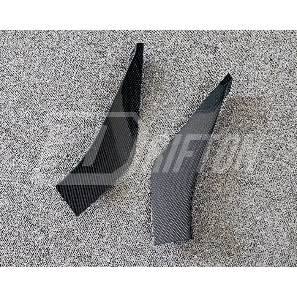 Varis Style Carbon Fiber Front Bumper Canards For Toyota Supra MK5 A90 A91 GR 2019-2024