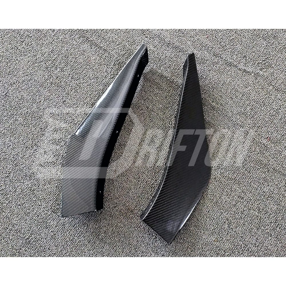 Varis Style Carbon Fiber Front Bumper Canards For Toyota Supra MK5 A90 A91 GR 2019-2024