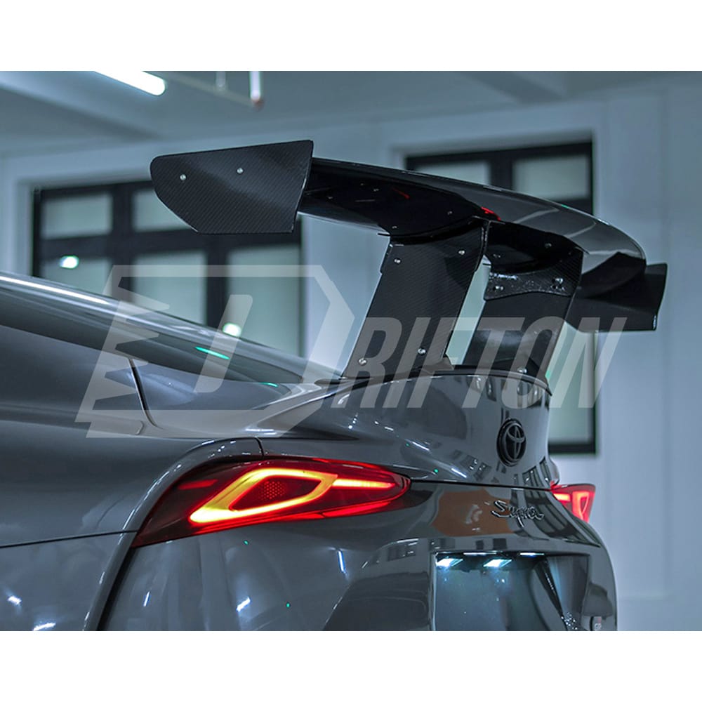 Varis Style Carbon Fiber Rear Spoiler GT Wing For Toyota Supra MK5 A90 A91 GR 2019-2024