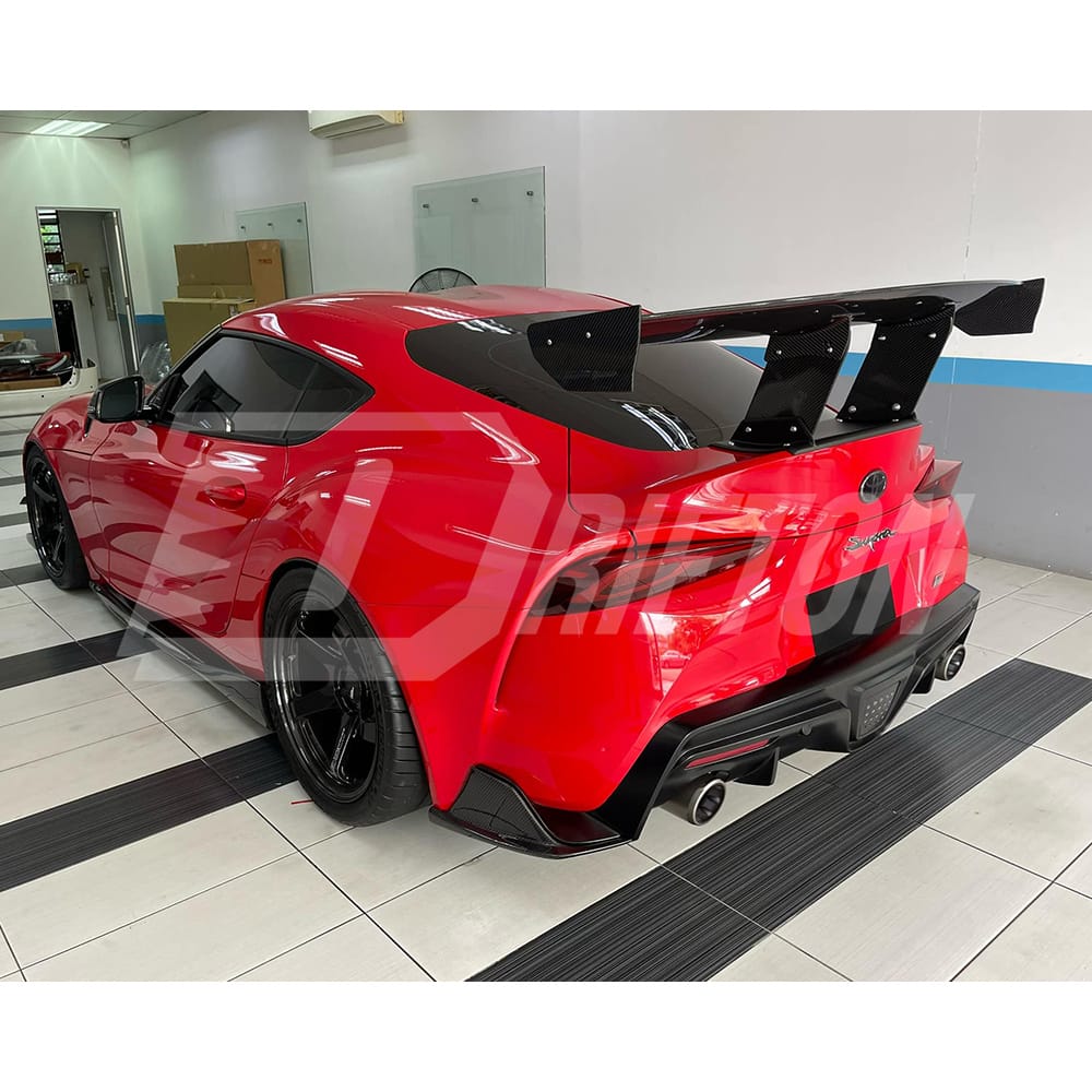 Varis Style Carbon Fiber Side Skirt Under Board For Toyota Supra MK5 A90 A91 GR 2019-2024