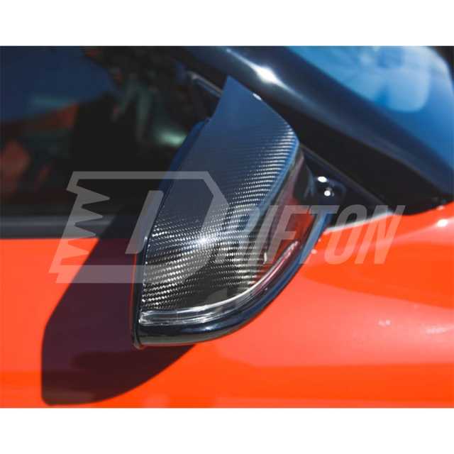 AN Style Dry Carbon Fiber Repalcement Side Mirror Cover For Toyota Supra MK5 A90 A91 GR 2019-2024