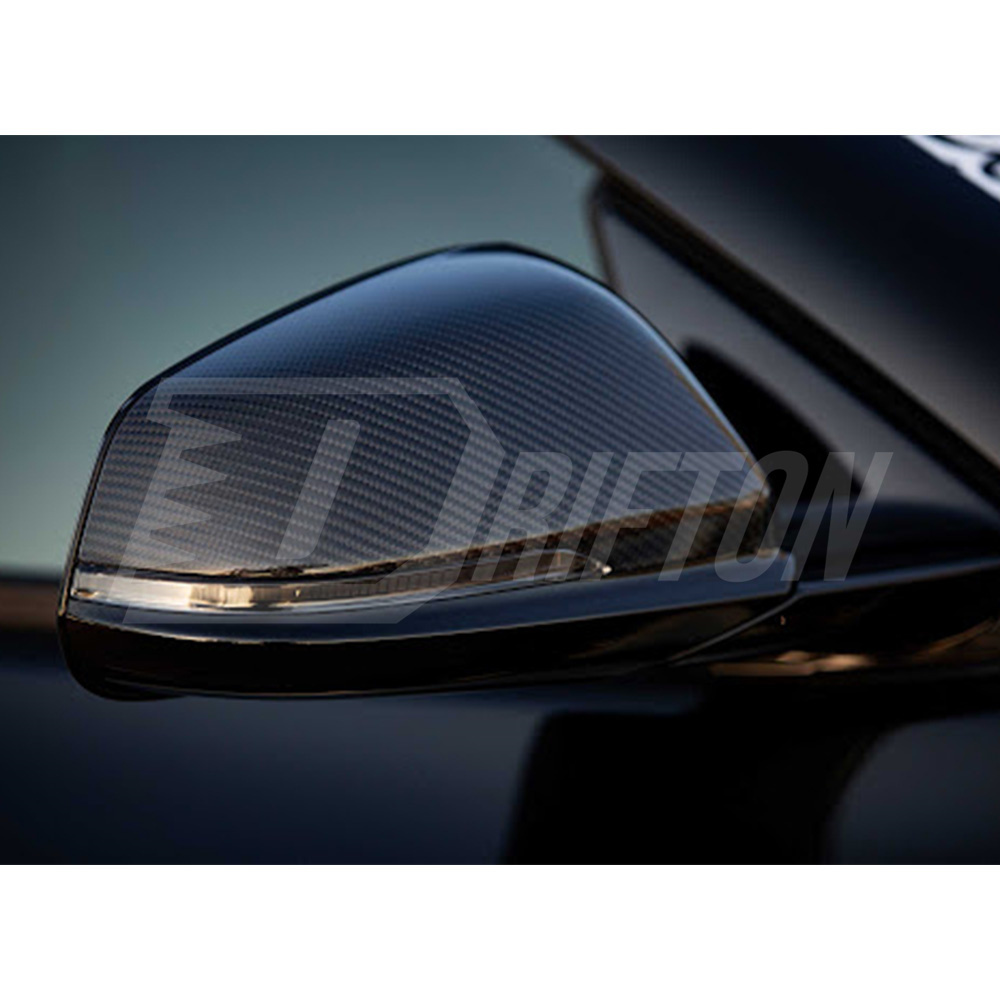 Carbon Fiber Repalcement Side Mirror Cover For Toyota Supra MK5 A90 A91 GR 2019-2024
