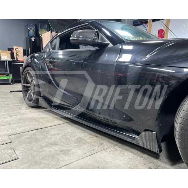 Aimgain Style Carbon Fiber Side Skirt For Toyota Supra MK5 A90 A91 GR 2019-2024
