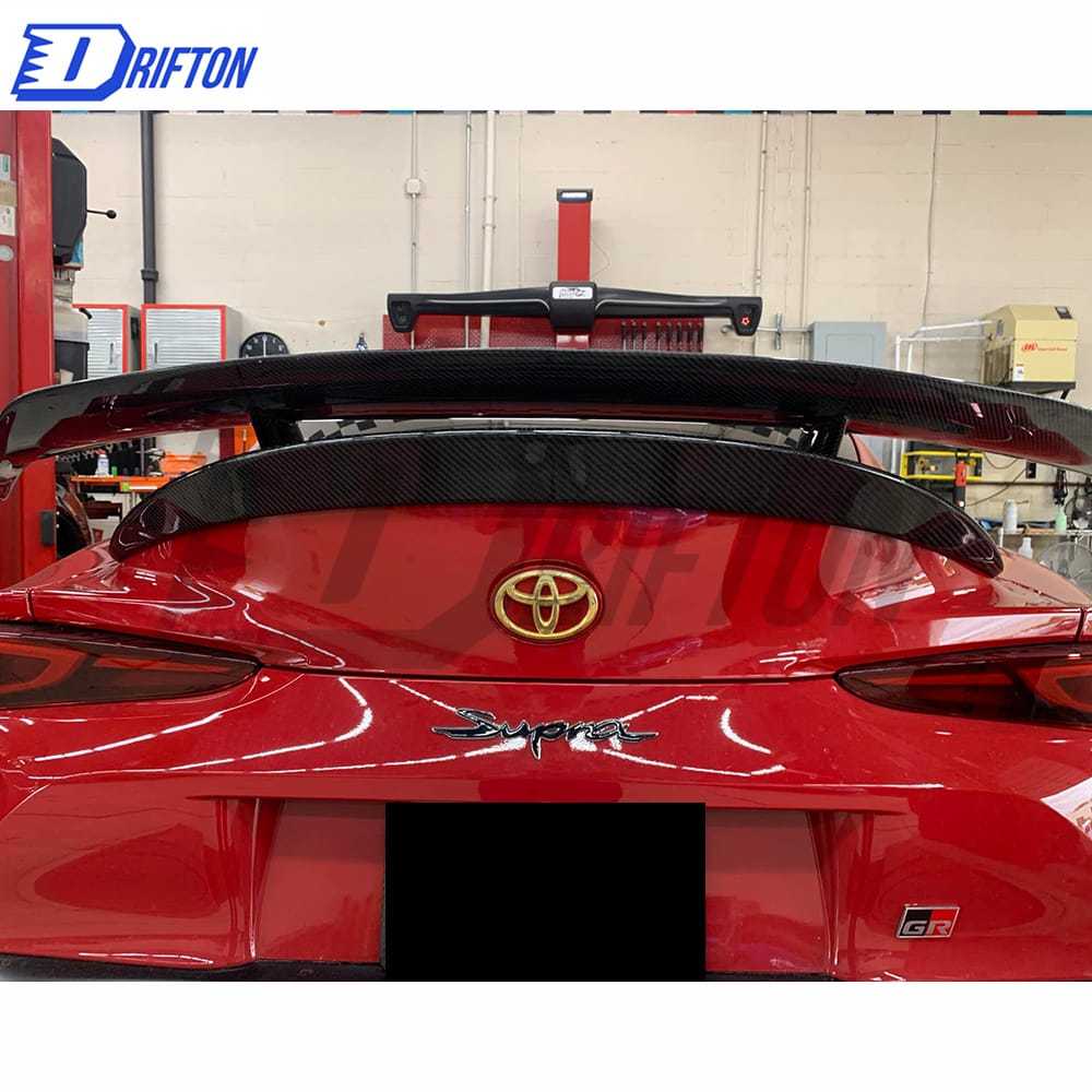 Aimgain Style Carbon Fiber Trunk Wing Rear Spoiler For Toyota Supra MK5 A90 A91 GR 2019-2024
