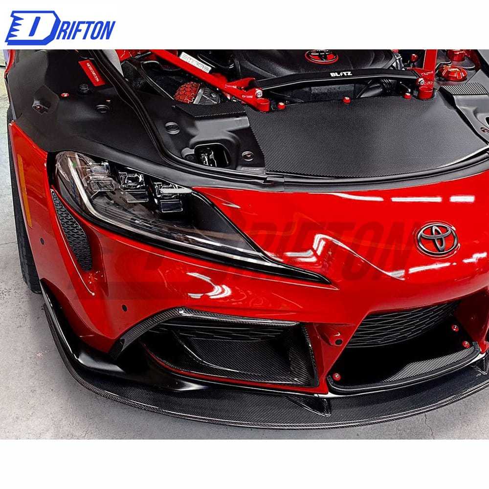Artisan Style Carbon Fiber Front Lip For Toyota Supra MK5 A90 A91 GR 2019-2024