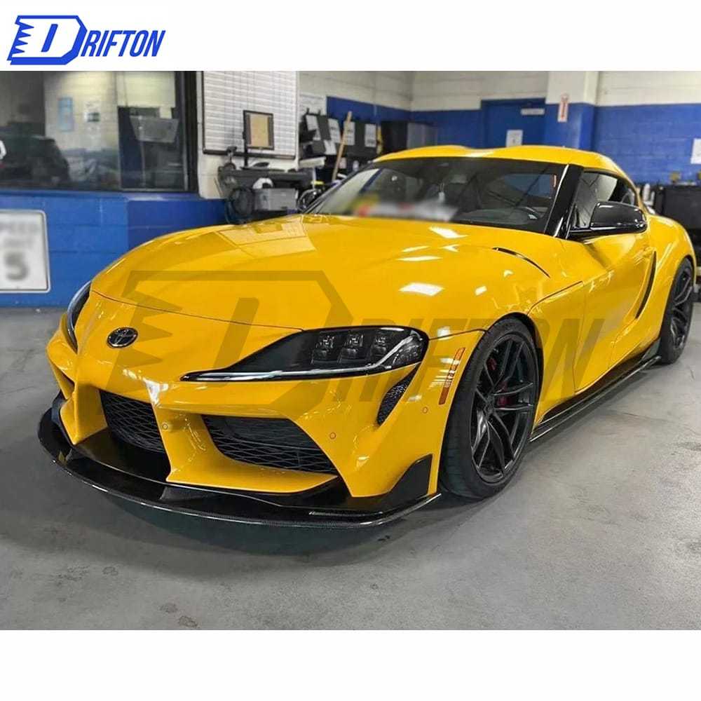 Artisan Style Carbon Fiber Front Lip For Toyota Supra MK5 A90 A91 GR 2019-2024
