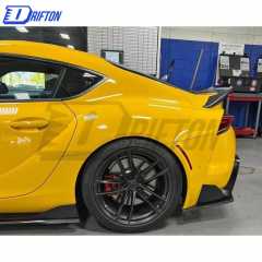 Artisan Style Carbon Fiber Rear Bumper Splitter For Toyota Supra MK5 A90 A91 GR 2019-2024