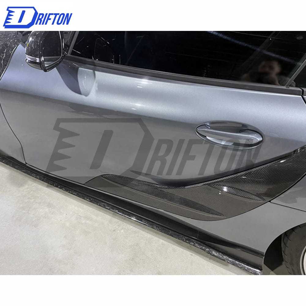 Artisan Style Carbon Fiber Side Skirt Underboard For Toyota Supra MK5 A90 A91 GR 2019-2024