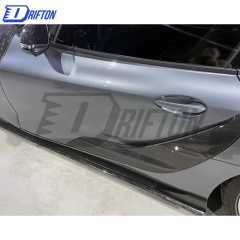 Artisan Style Carbon Fiber Side Skirt Underboard For Toyota Supra MK5 A90 A91 GR 2019-2024