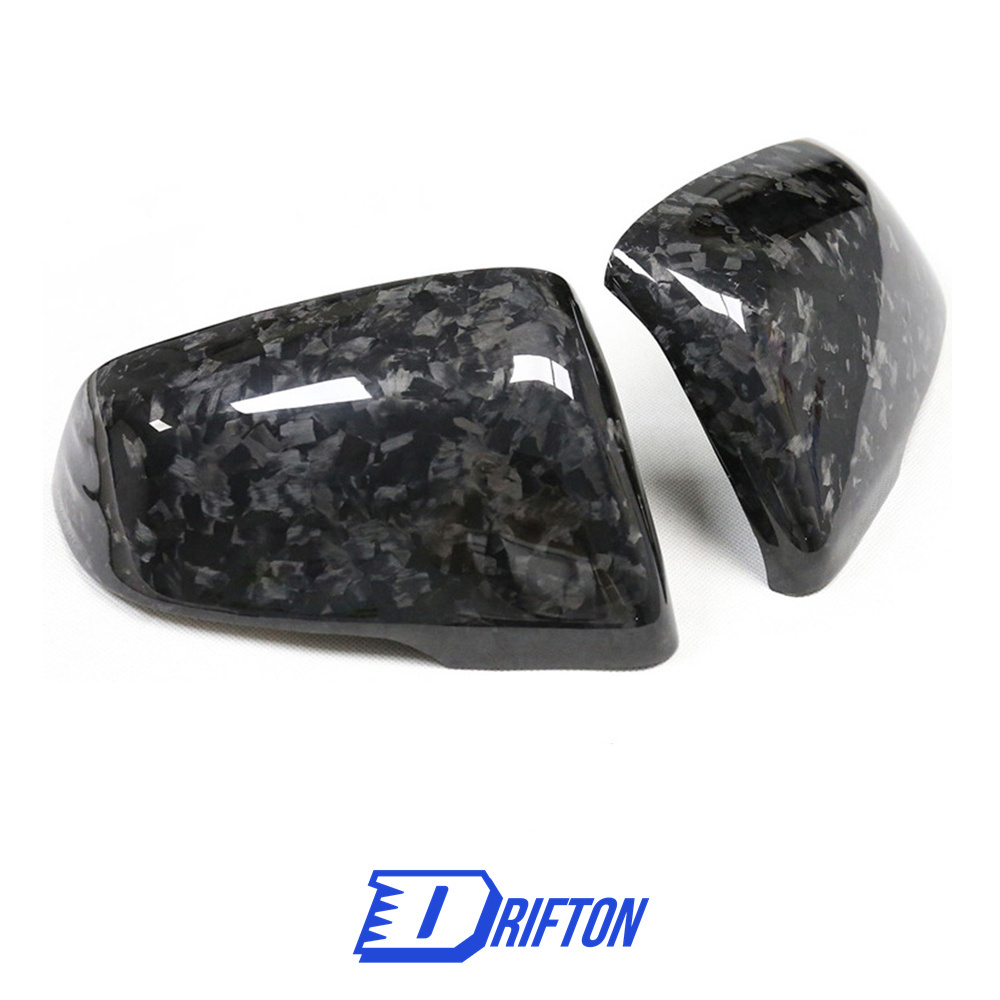 Dry Forged Carbon Fiber Repalcement Side Mirror Cover For Toyota Supra MK5 A90 A91 GR 2019-2024