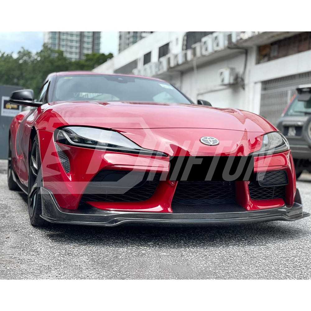 MB Style Carbon Fiber Front Lip For Toyota Supra MK5 A90 A91 GR 2019-2024