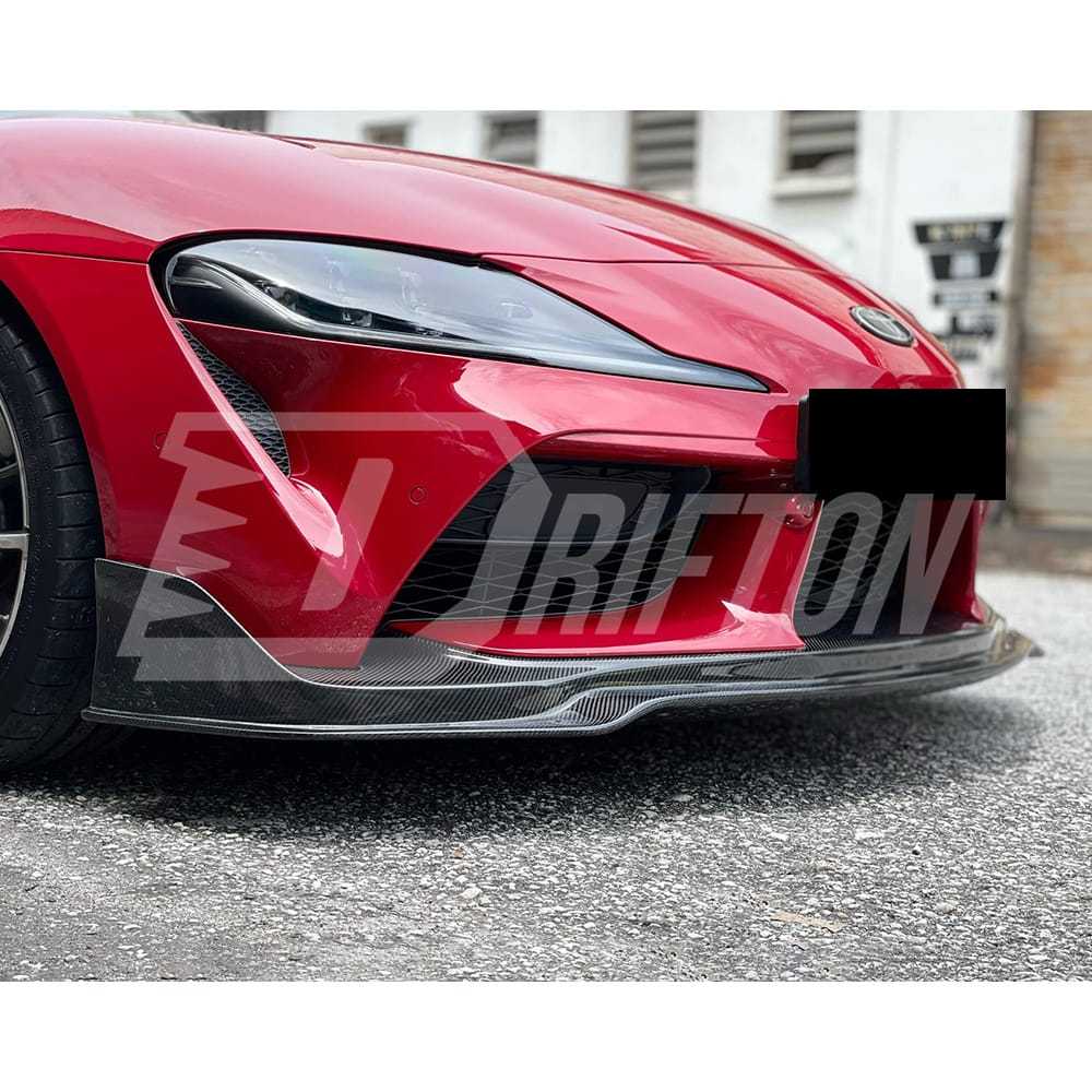 MB Style Carbon Fiber Front Lip For Toyota Supra MK5 A90 A91 GR 2019-2024