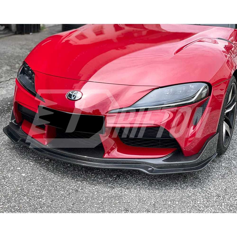 MB Style Carbon Fiber Front Lip For Toyota Supra MK5 A90 A91 GR 2019-2024