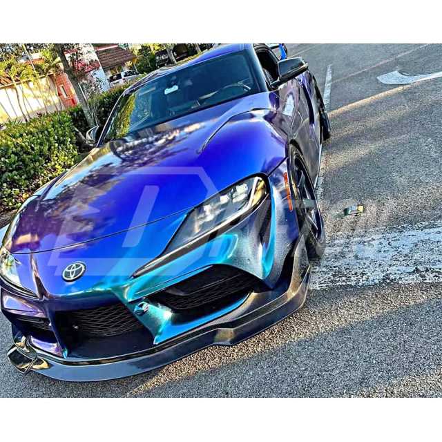 MB Style Forged Carbon Fiber Front Lip For Toyota Supra MK5 A90 A91 GR 2019-2024
