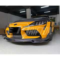 MB Style Forged Carbon Fiber Front Lip For Toyota Supra MK5 A90 A91 GR 2019-2024