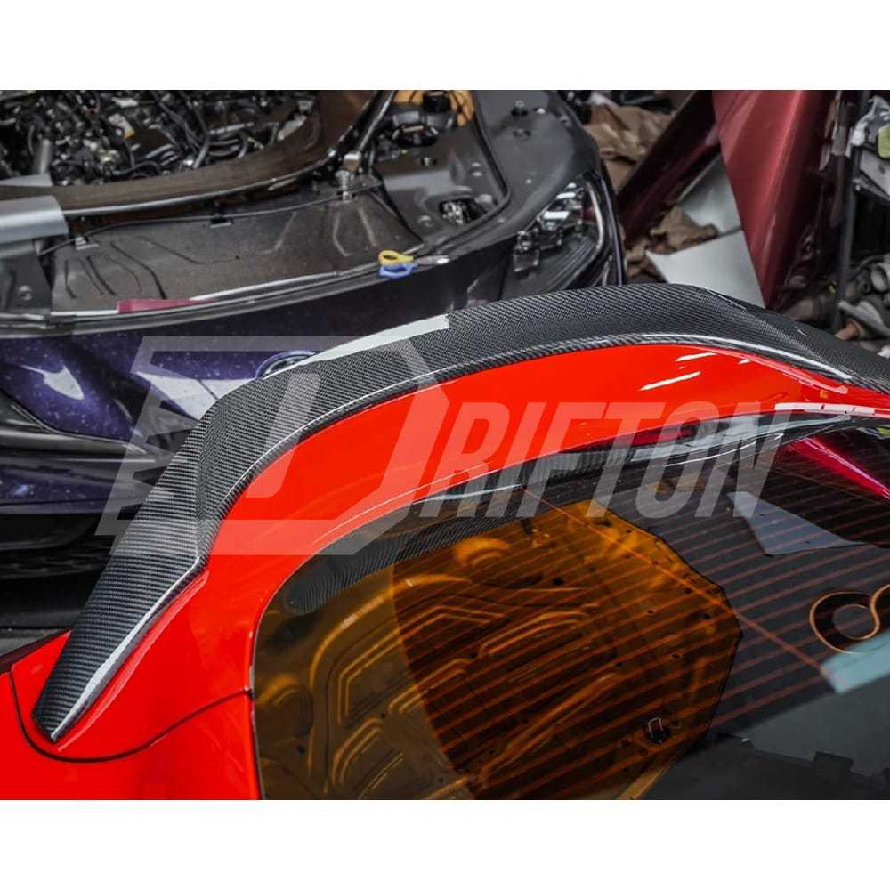 TRD Style Dry Carbon Fiber Rear Spoiler Trunk Wing For Toyota Supra MK5 A90 A91 GR 2019-2024