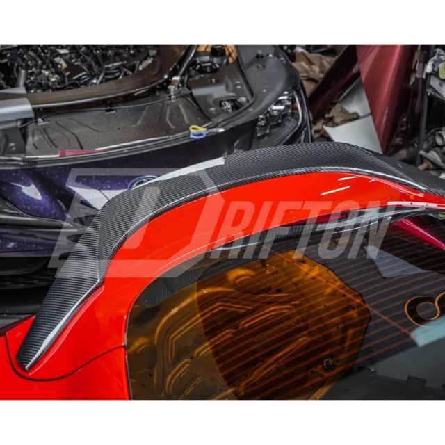TRD Style Dry Carbon Fiber Rear Spoiler Trunk Wing For Toyota Supra MK5 A90 A91 GR 2019-2024