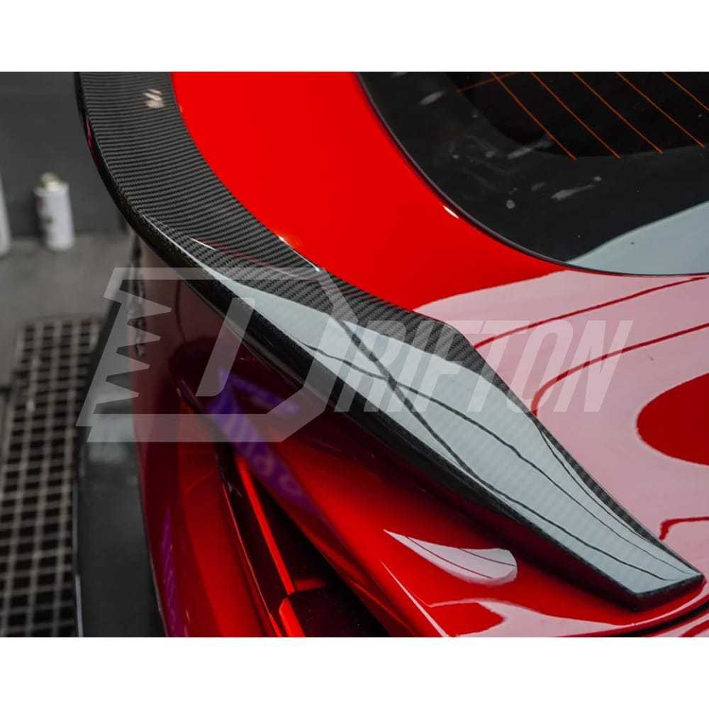 TRD Style Dry Carbon Fiber Rear Spoiler Trunk Wing For Toyota Supra MK5 A90 A91 GR 2019-2024