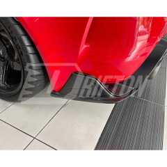 Varis Style Carbon Fiber Bumper Rear Shround Splitter Spats For Toyota Supra MK5 A90 A91 GR 2019-2024