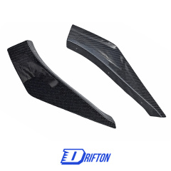 Varis Style Carbon Fiber Front Bumper Canards For Toyota Supra MK5 A90 A91 GR 2019-2024
