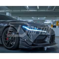 Varis Style Carbon Fiber Front Lip For Toyota Supra MK5 A90 A91 GR 2019-2024