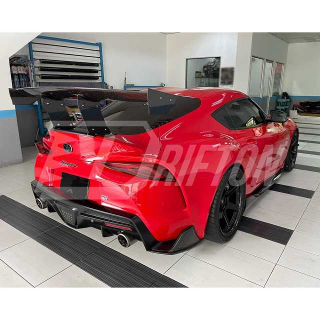 Varis Style Carbon Fiber Side Skirt Under Board For Toyota Supra MK5 A90 A91 GR 2019-2024