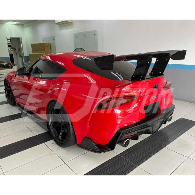 Varis Style Carbon Fiber Side Skirt Under Board For Toyota Supra MK5 A90 A91 GR 2019-2024