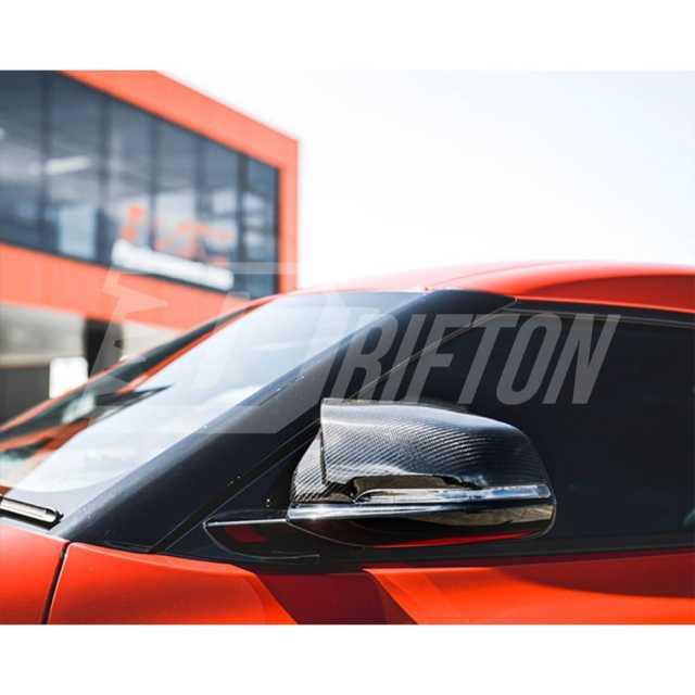 AN Style Dry Carbon Fiber Repalcement Side Mirror Cover For Toyota Supra MK5 A90 A91 GR 2019-2024