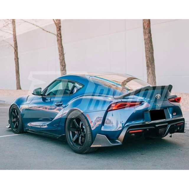 V Style Dry Carbon Fiber Trunk Spoiler Rear Wing For Toyota Supra MK5 A90 A91 GR 2019-2024