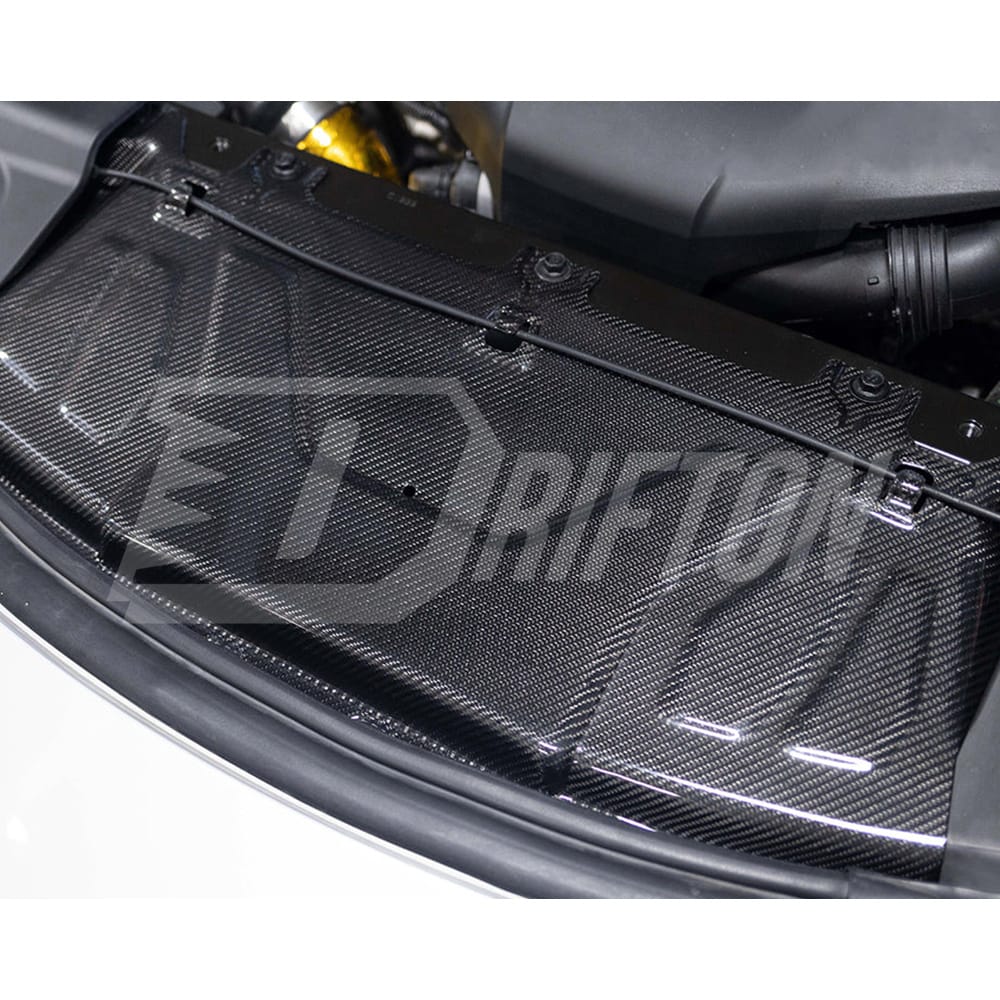 Carbon Fiber Cooling Panel Plate Radiator Cover For Toyota Supra MK5 A90 A91 GR 2019-2024