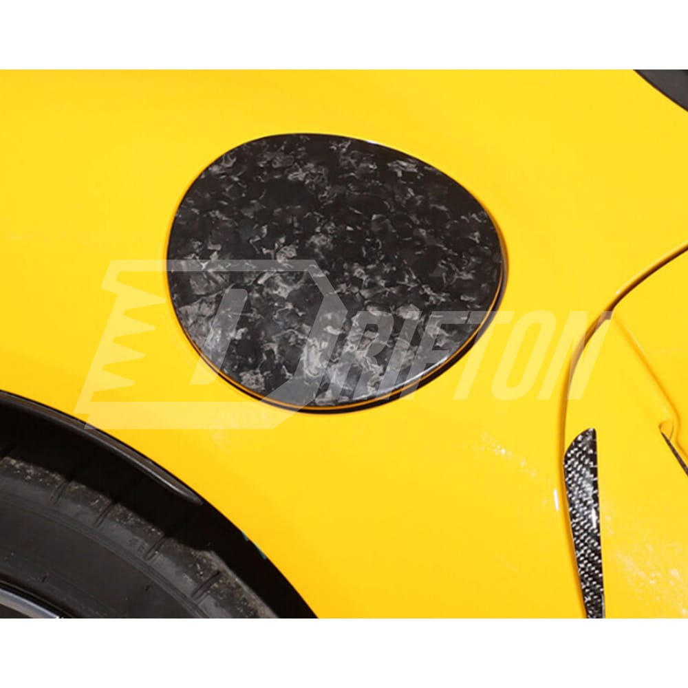 Dry Carbon Fiber Fuel Tank Cap Gas Cover Trims For Toyota Supra MK5 A90 A91 GR 2019-2024