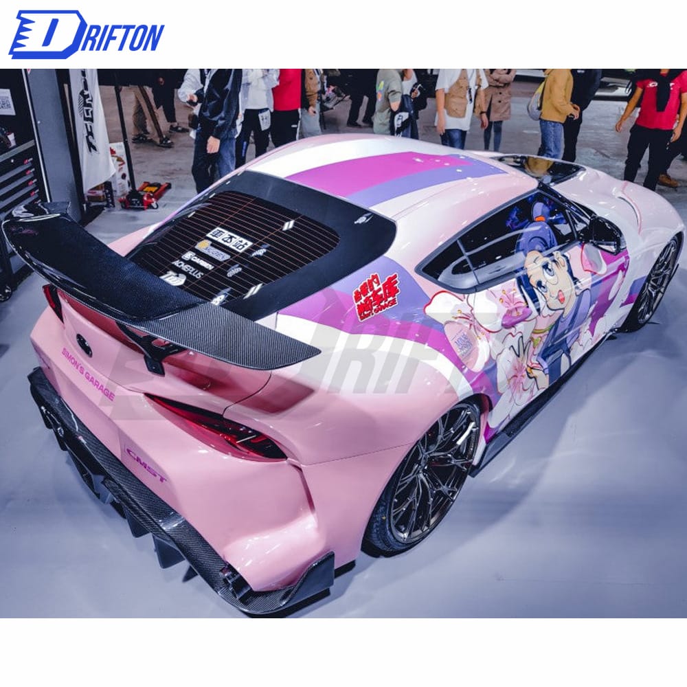 F1 Concept Style Carbon Fiber GT Spoiler Rear Wing For Toyota Supra MK5 A90 A91 GR 2019-2024