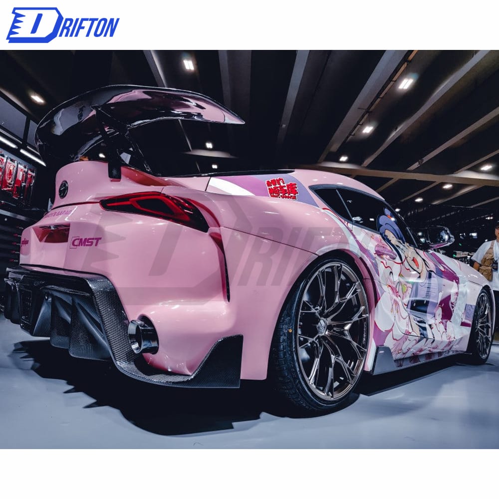 F1 Concept Style Carbon Fiber GT Spoiler Rear Wing For Toyota Supra MK5 A90 A91 GR 2019-2024
