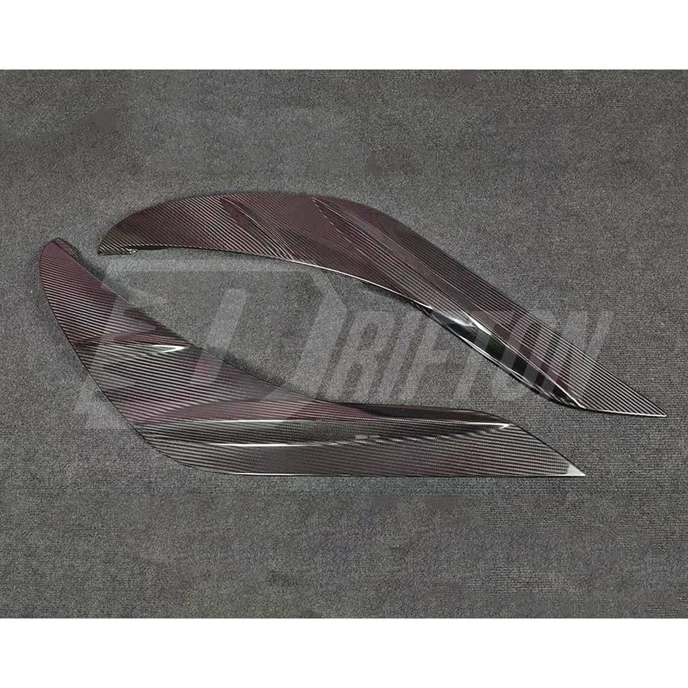 TRD Style Dry Carbon Fiber Rear Side Blades Door Garnish For Toyota Supra MK5 A90 A91 GR 2019-2024