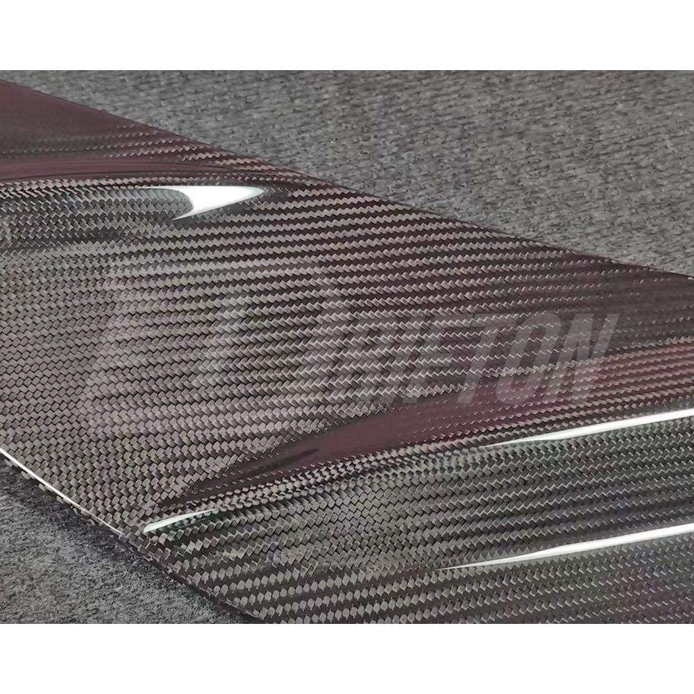 TRD Style Dry Carbon Fiber Rear Side Blades Door Garnish For Toyota Supra MK5 A90 A91 GR 2019-2024