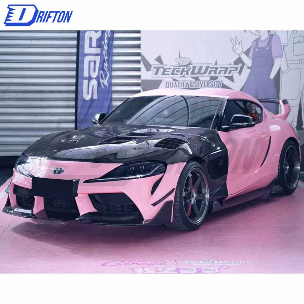 CMST Style Carbon Fiber Hood For Toyota Supra MK5 A90 A91 GR 2019-2024