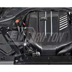 B58 L6 Dry Carbon Fiber Engine Cover For Toyota Supra MK5 A90 A91 GR 2019-2024
