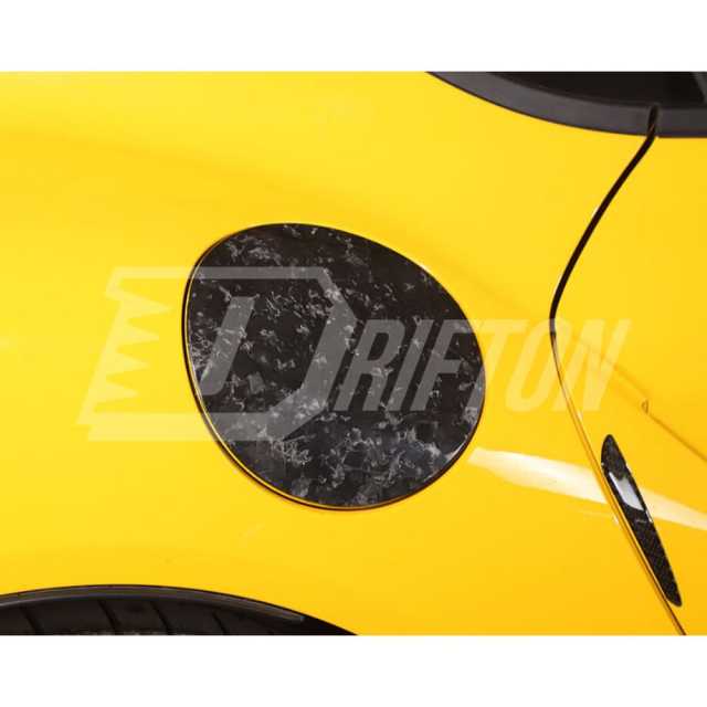 Dry Carbon Fiber Fuel Tank Cap Gas Cover Trims For Toyota Supra MK5 A90 A91 GR 2019-2024
