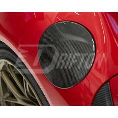 Dry Carbon Fiber Fuel Tank Cap Gas Cover Trims For Toyota Supra MK5 A90 A91 GR 2019-2024