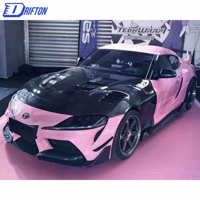 CMST Style Carbon Fiber Hood For Toyota Supra MK5 A90 A91 GR 2019-2024