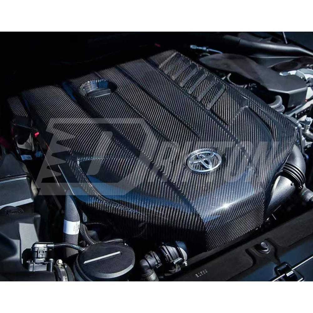 B58 L6 Dry Carbon Fiber Engine Cover For Toyota Supra MK5 A90 A91 GR 2019-2024