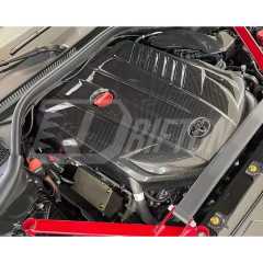 B58 L6 Dry Carbon Fiber Engine Cover For Toyota Supra MK5 A90 A91 GR 2019-2024