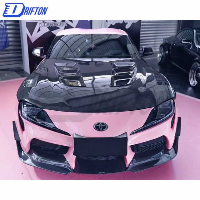 CMST Style Carbon Fiber Hood For Toyota Supra MK5 A90 A91 GR 2019-2024