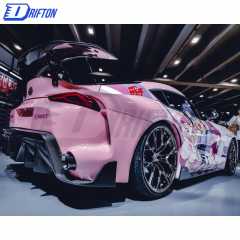F1 Concept Style Carbon Fiber GT Spoiler Rear Wing For Toyota Supra MK5 A90 A91 GR 2019-2024