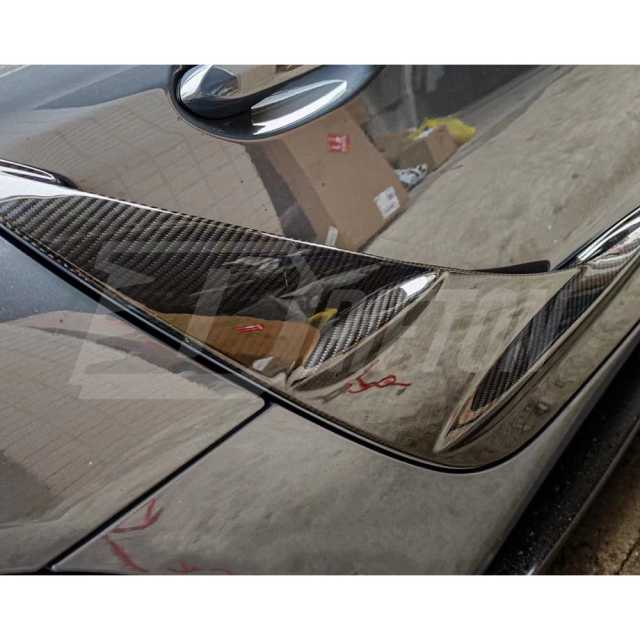 TRD Style Dry Carbon Fiber Rear Side Blades Door Garnish For Toyota Supra MK5 A90 A91 GR 2019-2024