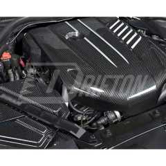 B58 L6 Dry Carbon Fiber Engine Cover For Toyota Supra MK5 A90 A91 GR 2019-2024