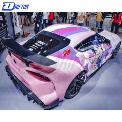 F1 Concept Style Carbon Fiber GT Spoiler Rear Wing For Toyota Supra MK5 A90 A91 GR 2019-2024