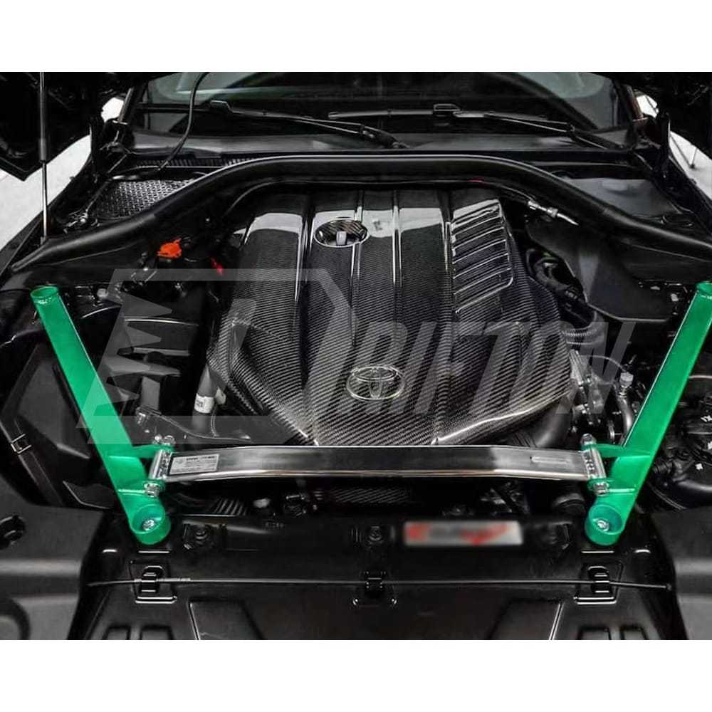 B58 L6 Dry Carbon Fiber Engine Cover For Toyota Supra MK5 A90 A91 GR 2019-2024